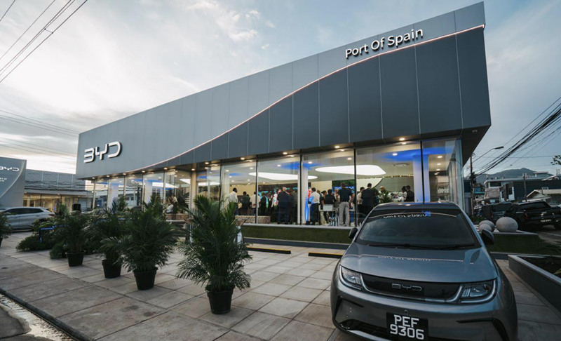 BYD grandly opens its first store in the Caribbean